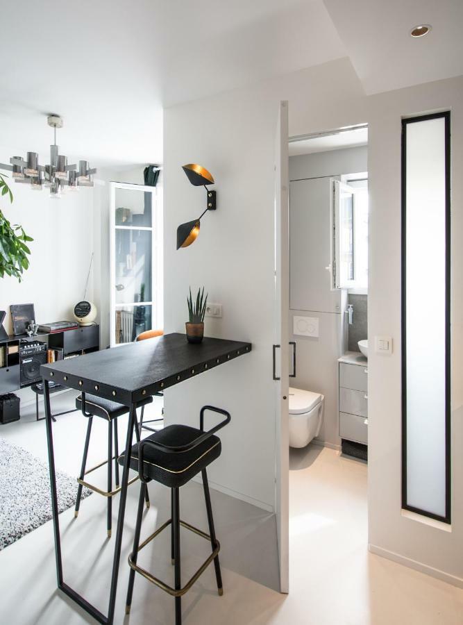 Renovated Modern Studio For 3 In Central Paris - Bastille Exteriör bild